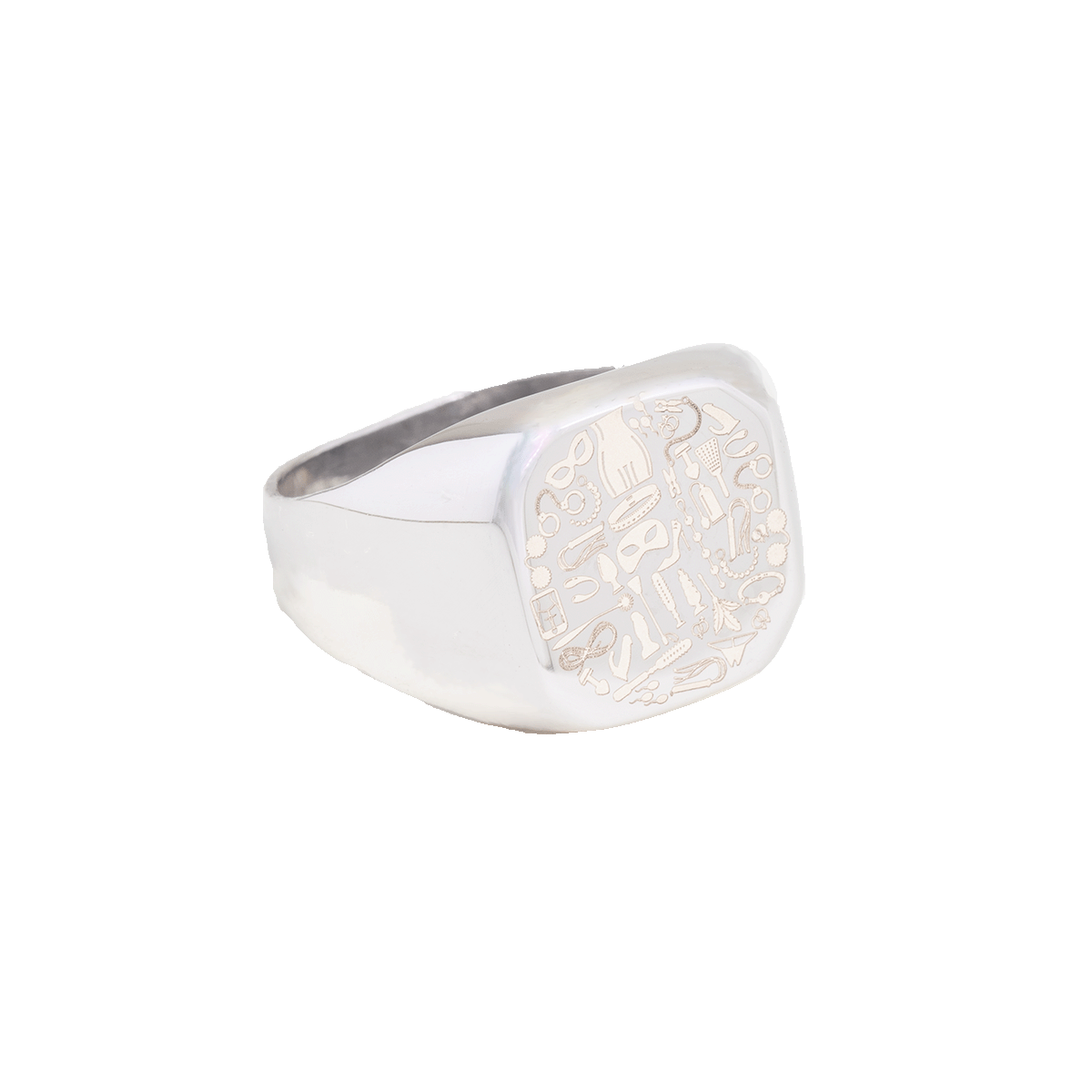 Kinky signet ring