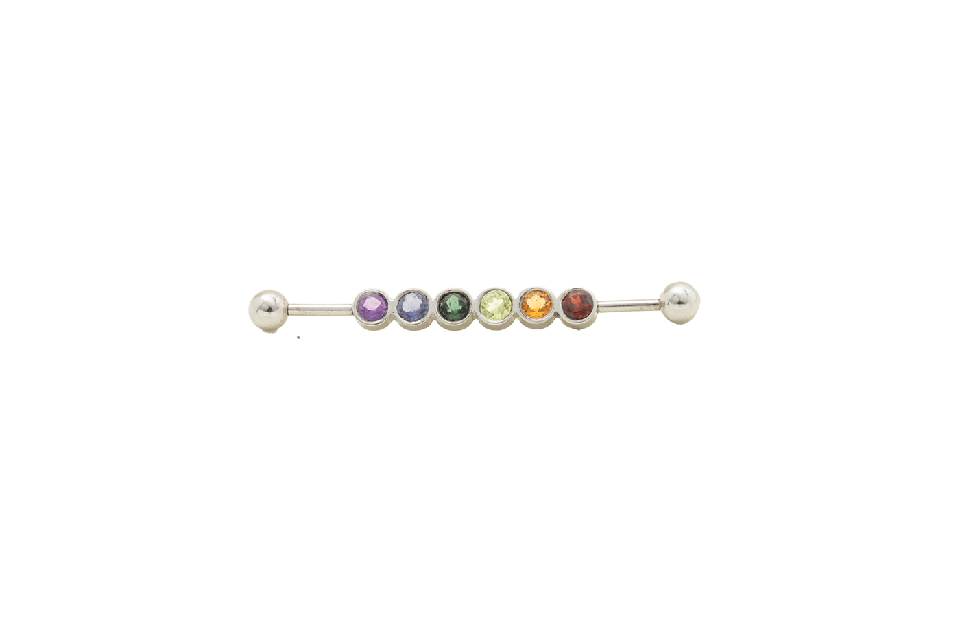 Industrial Piercing Rainbow