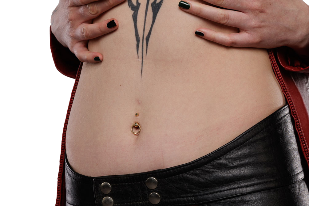 Piercing Banane mit Ring der O