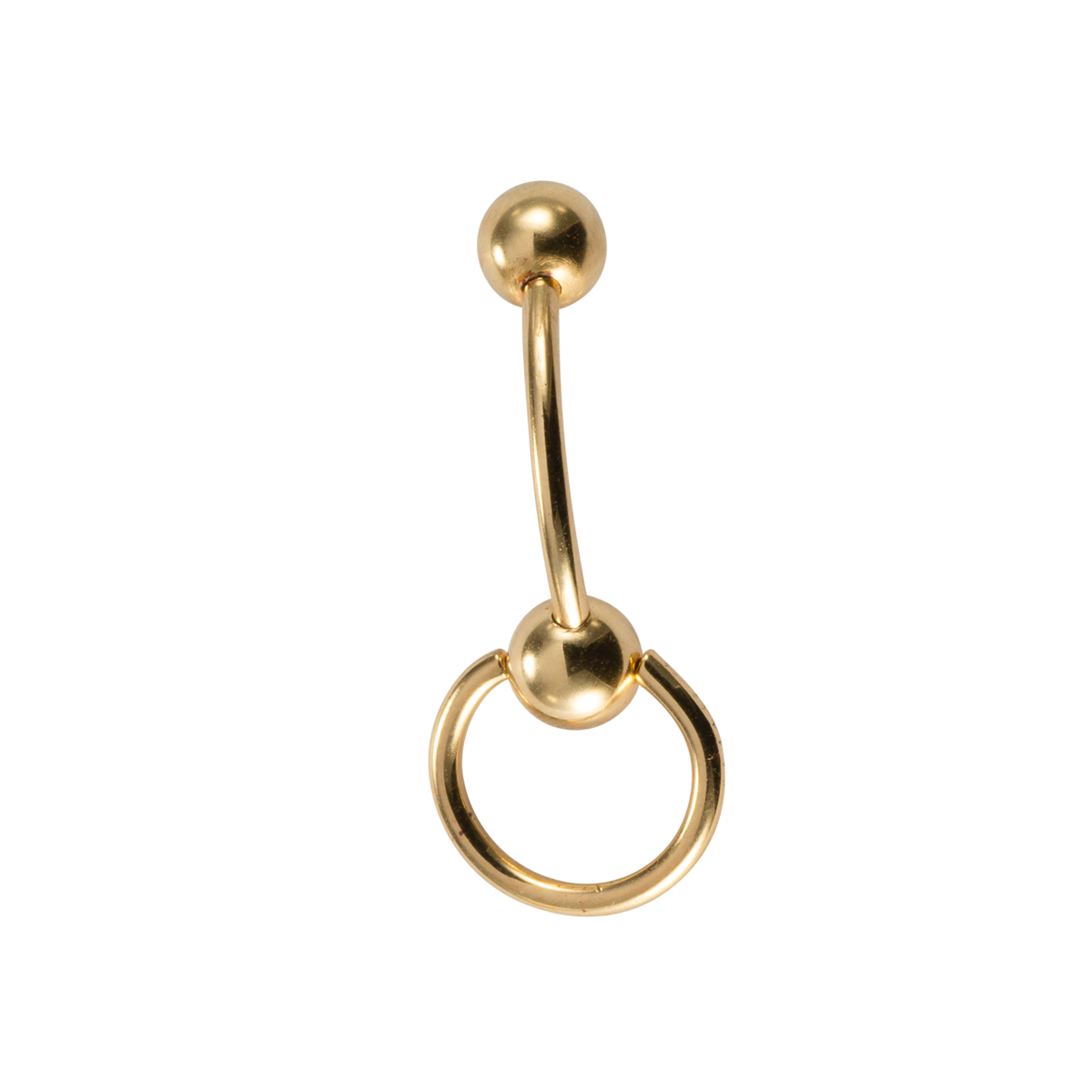 Piercing Banane mit Ring der O