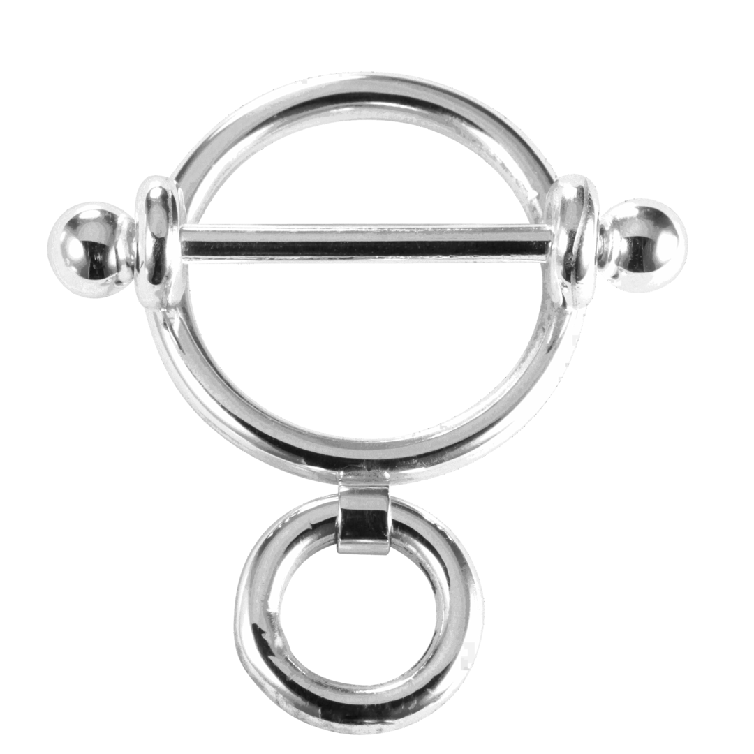 Brustwarzenumrandung mit Ring der O Weissgold