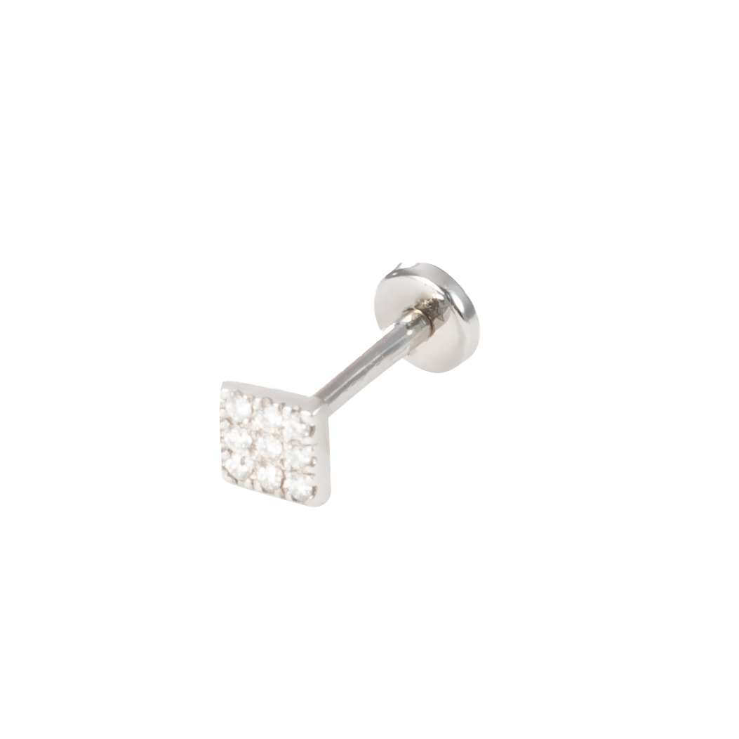 Labret Stud "Brilliant Nine"