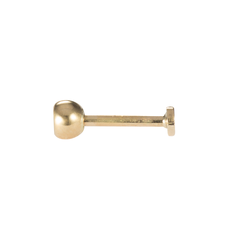 Labret-Stecker mit Brillant in 4 mm Kugel