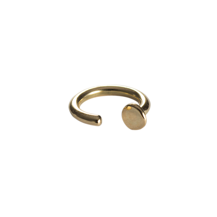Nose ring in 18-karat Gold (750)