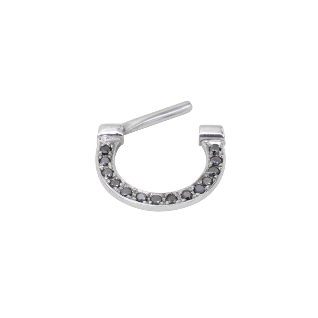 Septum Piercing Brilliant Fifteen - Black Diamonds