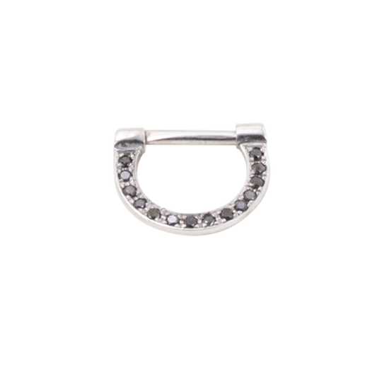 Septum Piercing Brilliant Fifteen - Black Diamonds