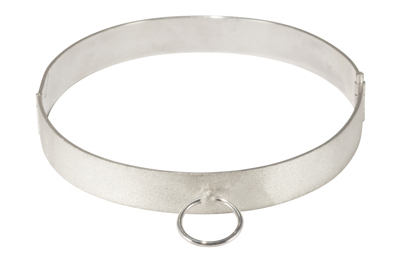 Handcrafted and custom-made slave collar in Silver