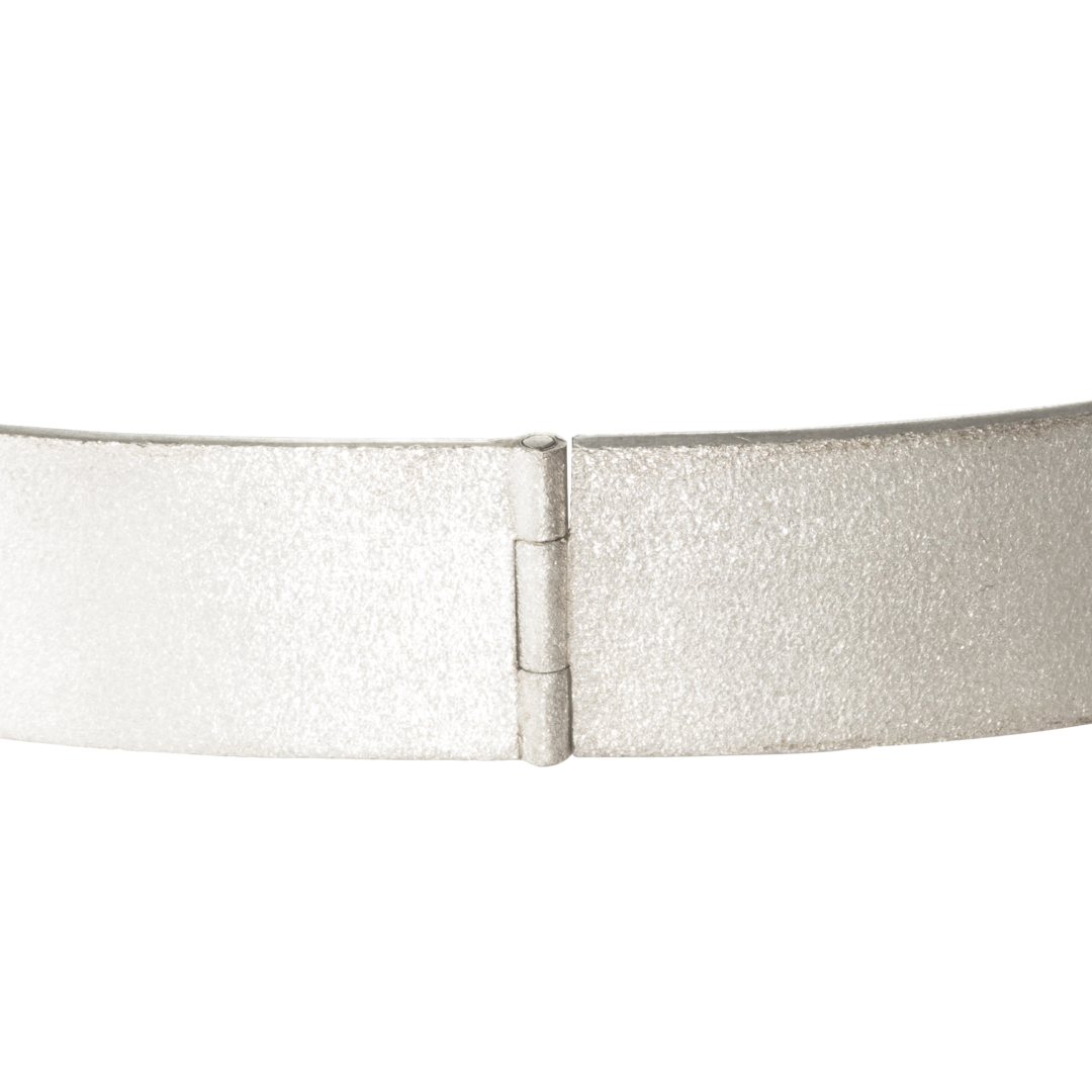 Handcrafted and custom-made slave collar in Silver