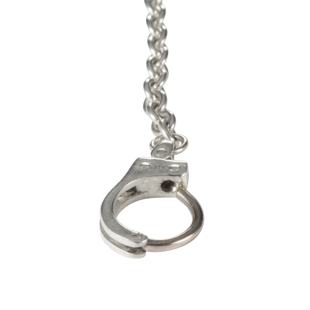 Breast Piercings as Handcuffs with a connecting Chain