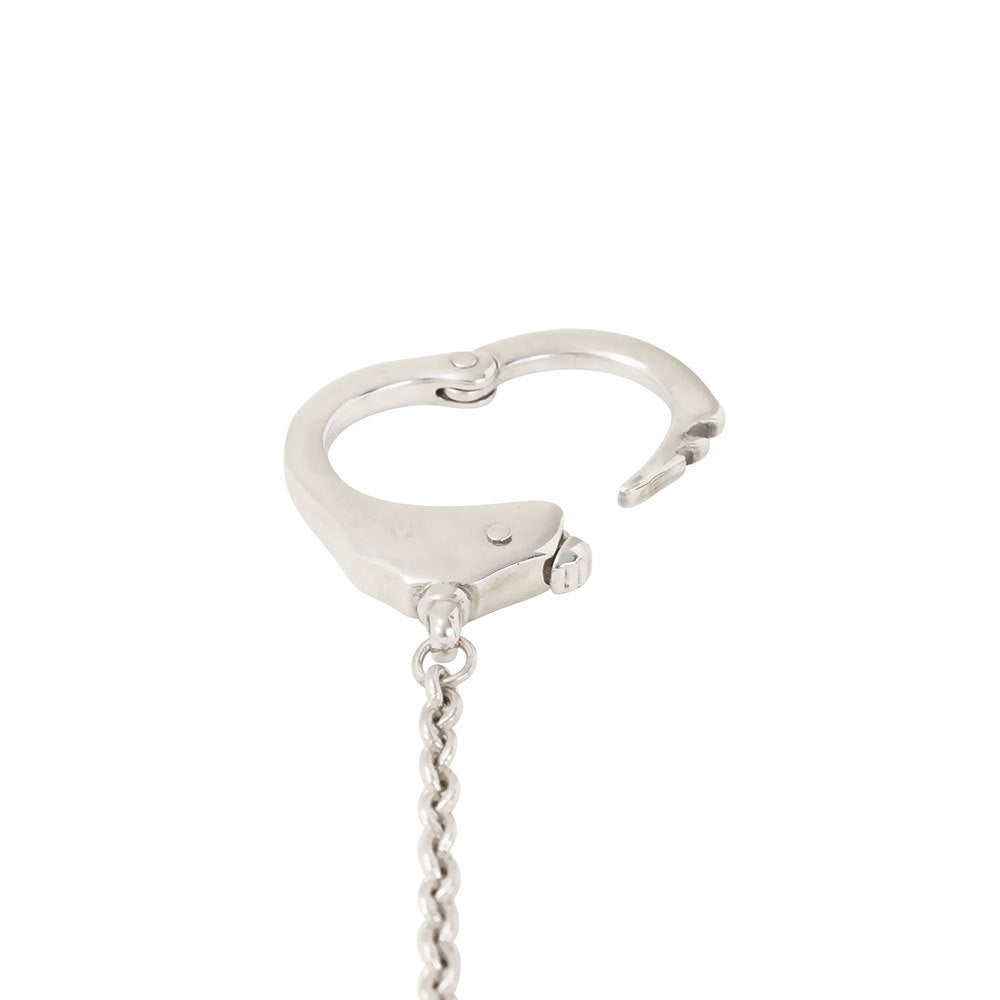 Handcuffs with connecting chain 