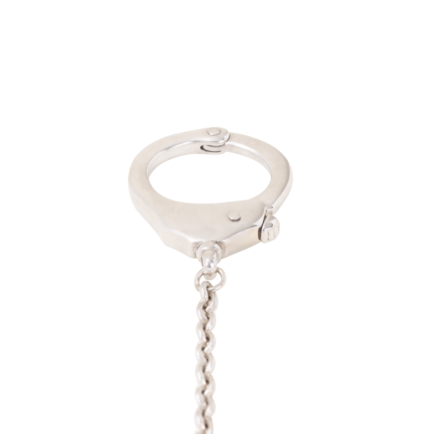 Handcuffs with connecting chain 