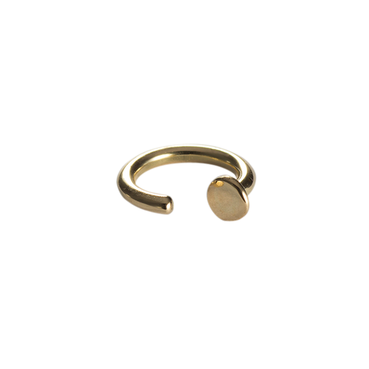 Nose ring in 18-karat Gold (750)