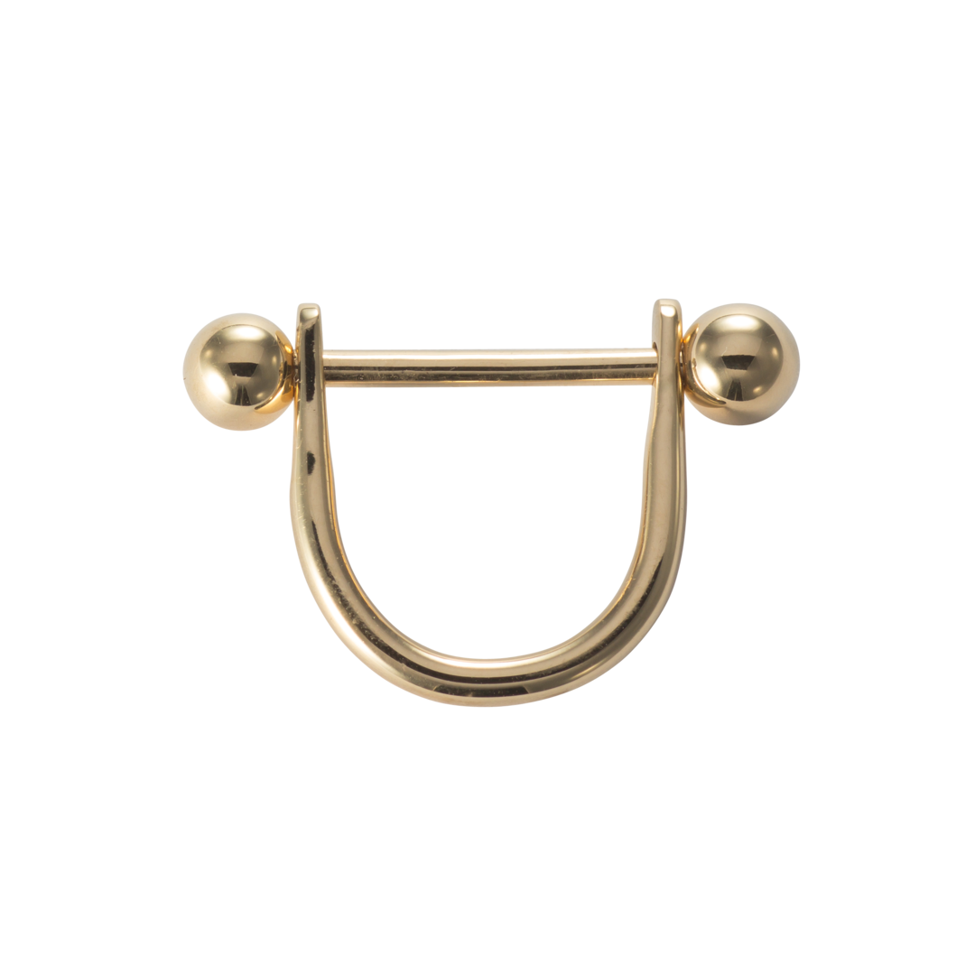 Shackle in 18-karat Gold for a barbell