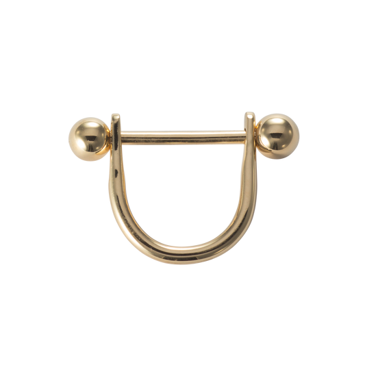 Shackle in 18-karat Gold for a barbell