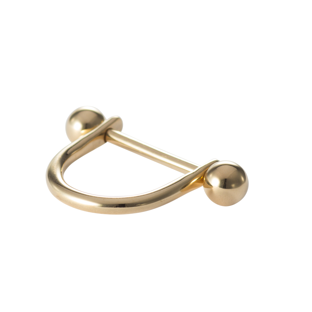 Shackle in 18-karat Gold for a barbell