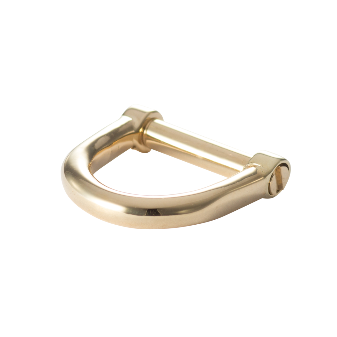 Large Shackle in 18-karat Gold with a Piercing pin in 3 mm
