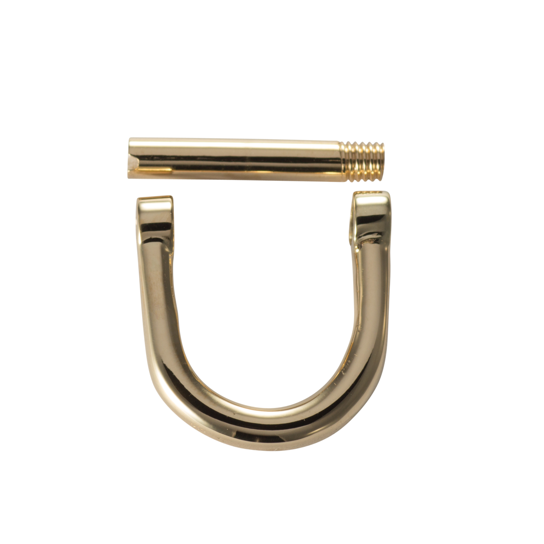 Large Shackle in 18-karat Gold with a Piercing pin in 3 mm