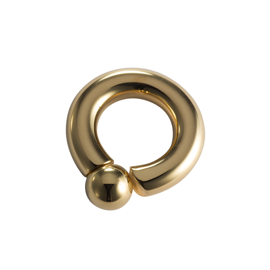 Piercing Ring with Threaded Ball